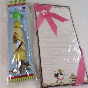 Mary Engelbreit Note Pad with Magnet & Ergonomic Ink Pen Studio 18